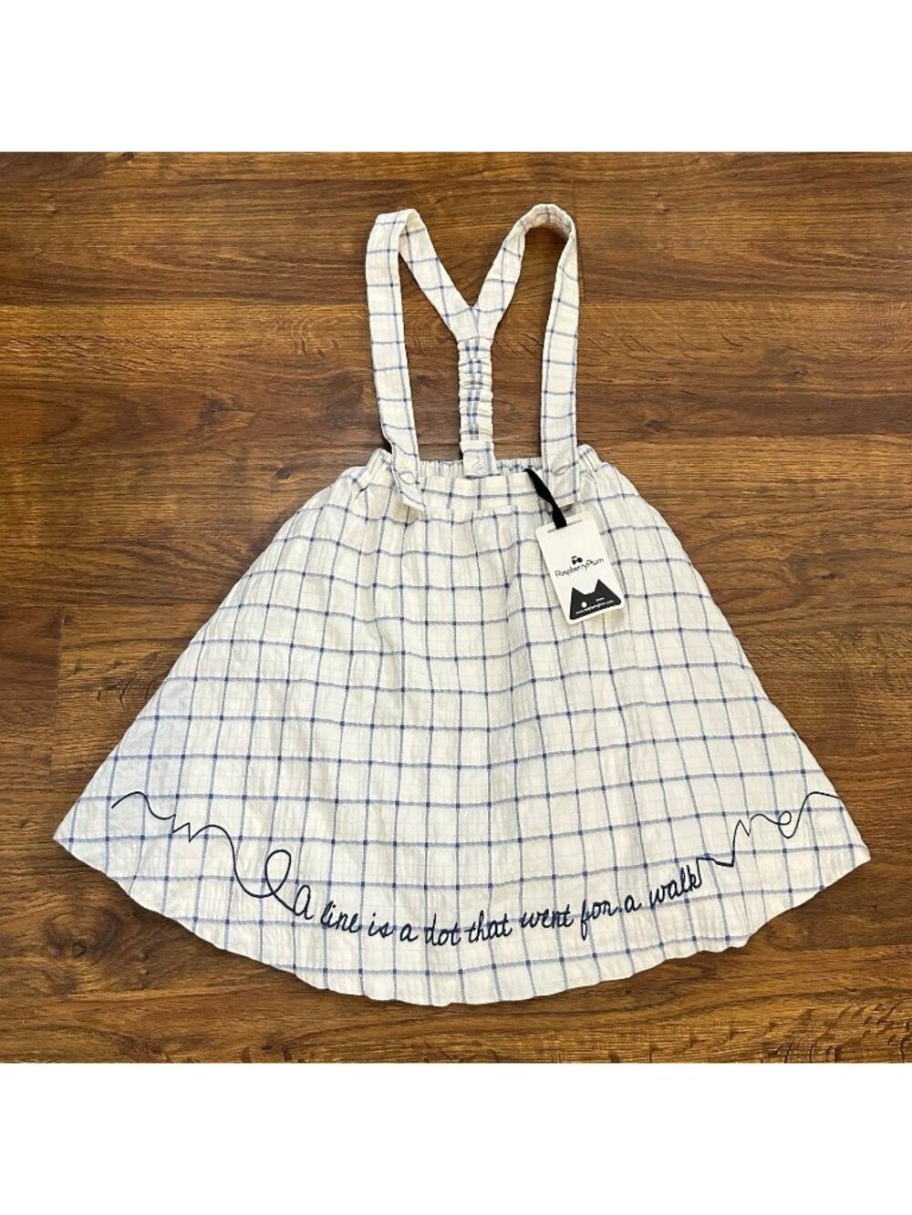 NWT Raspberry Plum pinafore jumper dress